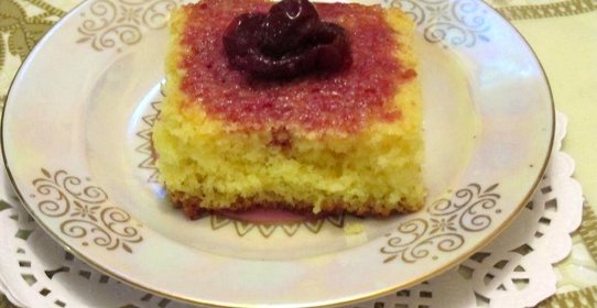 Лимонный бисквит