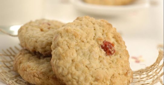 Овсяное печенье с клюквой