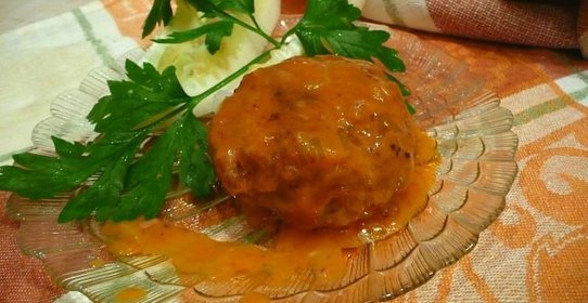 Котлеты в духовке с подливкой