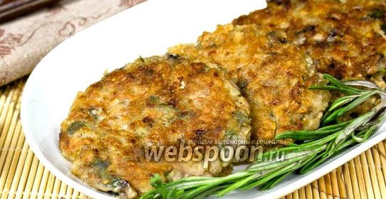 Овсяные котлеты с грибами