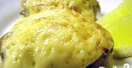 Филе морского окуня с грибами