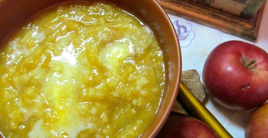 Каша из тыквы с рисом в мультиварке