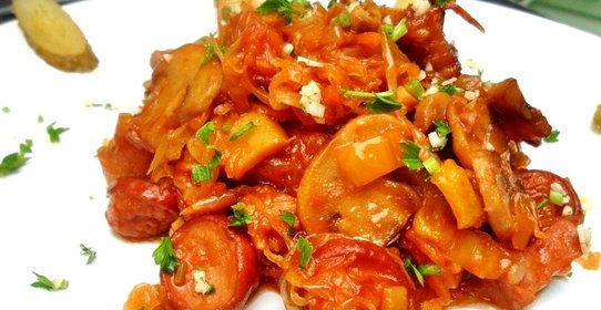 Бигус с грибами