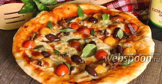 Пицца с сардинами