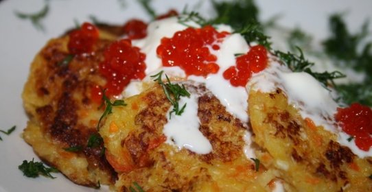 Овощные оладьи