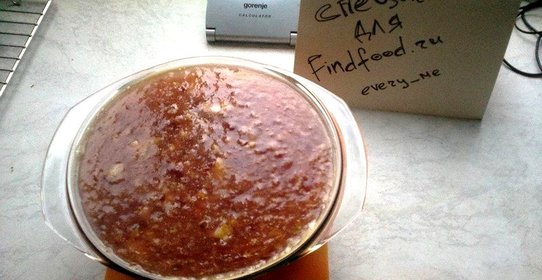 Сливовый кисель с грушами