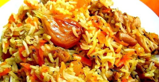 Плов с мясом в мультиварке