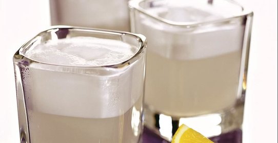 Лимонный сорбет с водкой