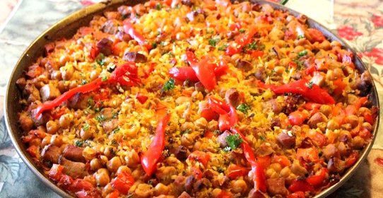 Паэлья со свининой