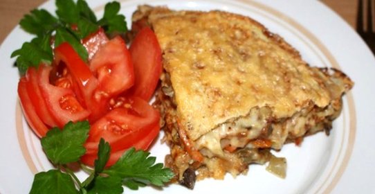 Лазанья из блинов