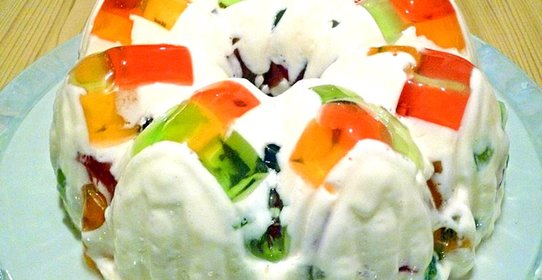 Желейный десерт Мозаика