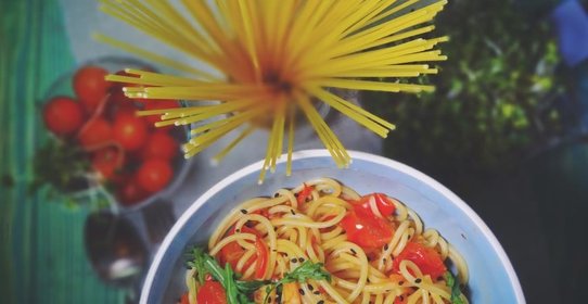 Паста с креветками