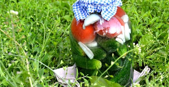 Закатка огурцов на 3 литровую банку