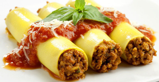 Каннеллони с мясной начинкой в мультиварке