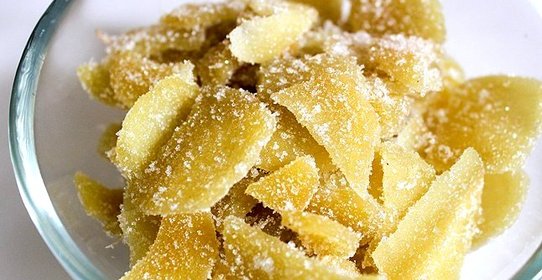 Цукаты из имбиря