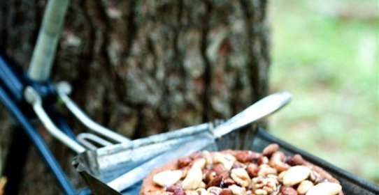 Пирог «Эспрессо» с медом и орехами