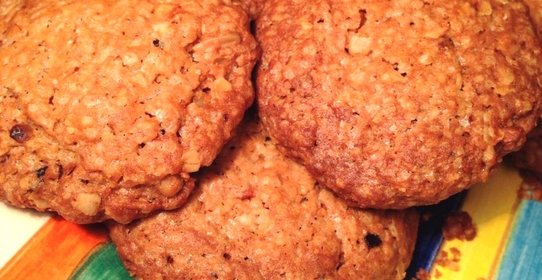 Овсяное печенье без яиц