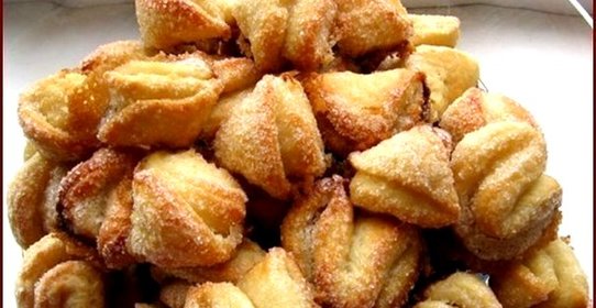 Творожное печенье с сахаром