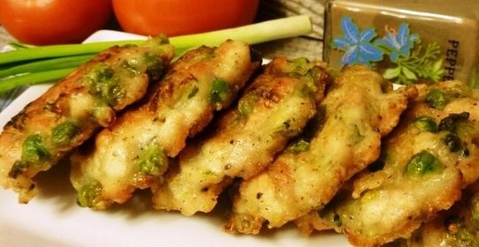 Оладьи из куриного фарша