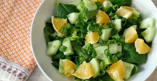 Салат с апельсином