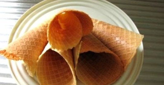 Вафельный рожок