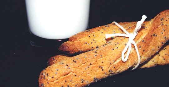 Песочное печенье с маком