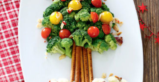 Гарнир из брокколи и цветной капусты