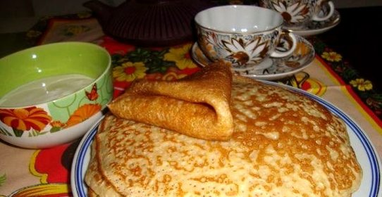 Блинчики на катыке