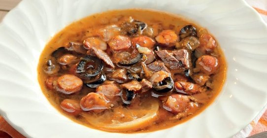 Солянка с говяжьим сердцем