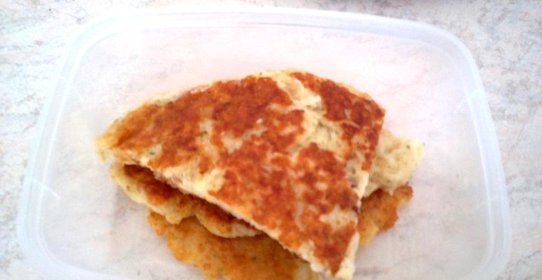 Вегетарианская сырная лепешка