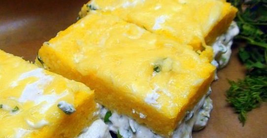 Полента с сыром