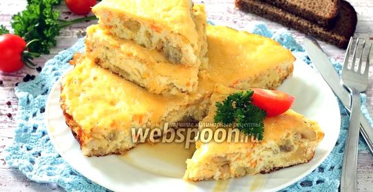 Рыба в омлете в мультиварке