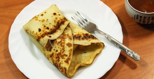 Блины с апельсинами