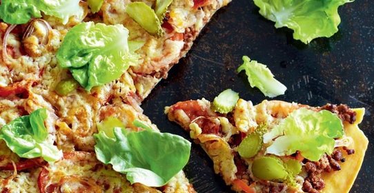 Пицца в стиле бигмак