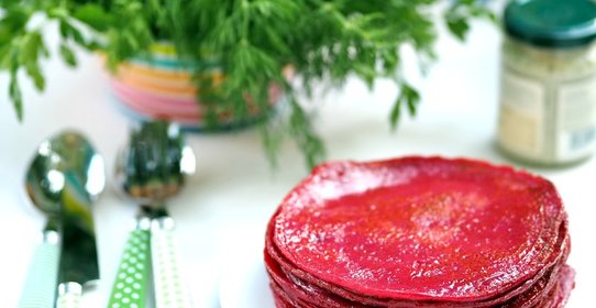 Свекольные блины на кефире