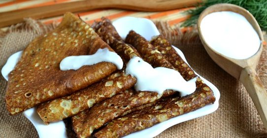 Блины на молоке тонкие