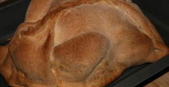 Курица в тминном тесте