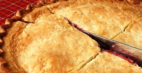 Закрытый вишневый пирог