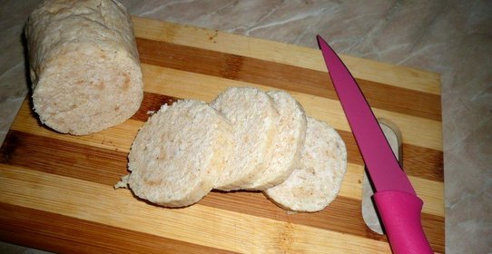 Домашняя куриная колбаса