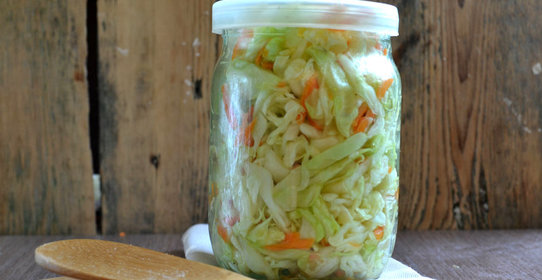 Маринованная капуста с уксусом