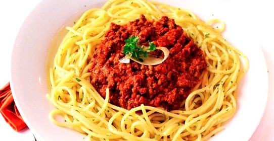 Спагетти с фаршем