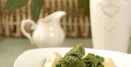 Равиоли с творогом и зеленью