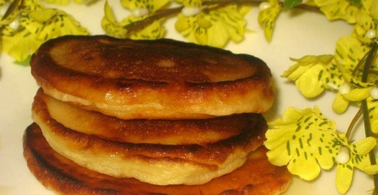 Пышные оладьи на кефире