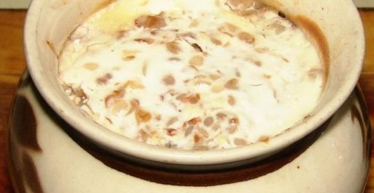 Гречневый крупеник - каша из гречки в горшочке