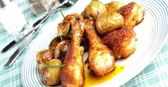 Запеченые куриные ножки