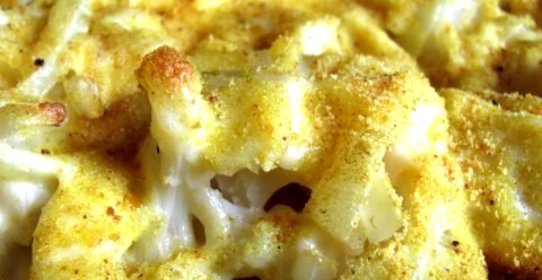 Цветная капуста под сырным соусом