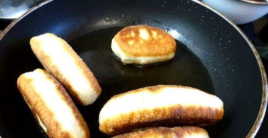 Пирожки за 5 минут на сковороде