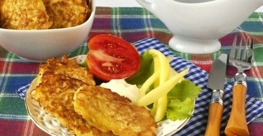 Капустные оладьи