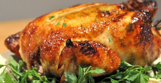 Курица в майонезе с чесноком