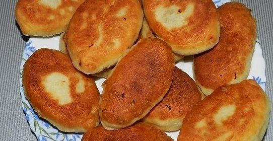 Пирожки на кефире жареные на сковороде